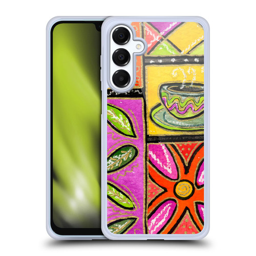 Wyanne Nature Happy Coffee & Flowers Soft Gel Case for Samsung Galaxy A16 5G & MagSafe