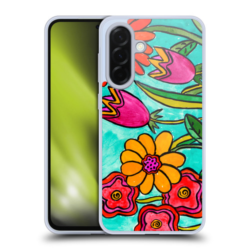 Wyanne Nature Funky Flowers Soft Gel Case for Samsung Galaxy A36 5G