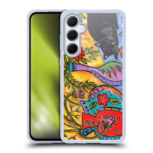 Wyanne Nature Flower Shop Catnap Soft Gel Case for Samsung Galaxy A55 5G