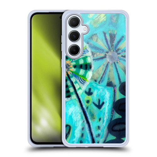 Wyanne Nature Retro Flowers Soft Gel Case for Samsung Galaxy A55 5G