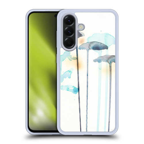 Wyanne Nature Blue Botanical Watercolour Soft Gel Case for Samsung Galaxy A56 5G