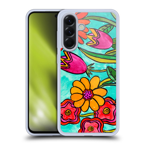 Wyanne Nature Funky Flowers Soft Gel Case for Samsung Galaxy A56 5G