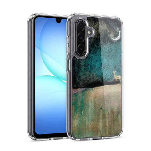 Wyanne Nature 2 Deer and Moon Soft Gel Case for Samsung Galaxy A17 4G / 5G