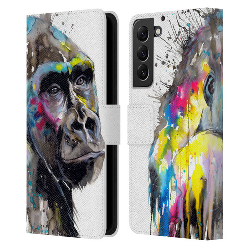 Pixie Cold Animals I See The Future Leather Book Wallet Case Cover For Samsung Galaxy S22+ 5G