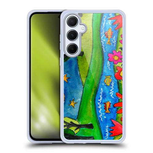 Wyanne Nature 2 Summer Lake At Midnight Soft Gel Case for Samsung Galaxy A55 5G