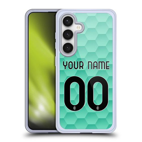 Custom Customised Personalised AC Milan 2020/21 Kit Away Soft Gel Case for Samsung Galaxy S24 5G & MagSafe
