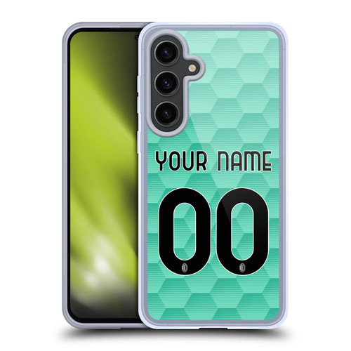 Custom Customised Personalised AC Milan 2020/21 Kit Away Soft Gel Case for Samsung Galaxy S24+ 5G & MagSafe