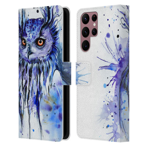 Pixie Cold Animals Secrets Leather Book Wallet Case Cover For Samsung Galaxy S22 Ultra 5G