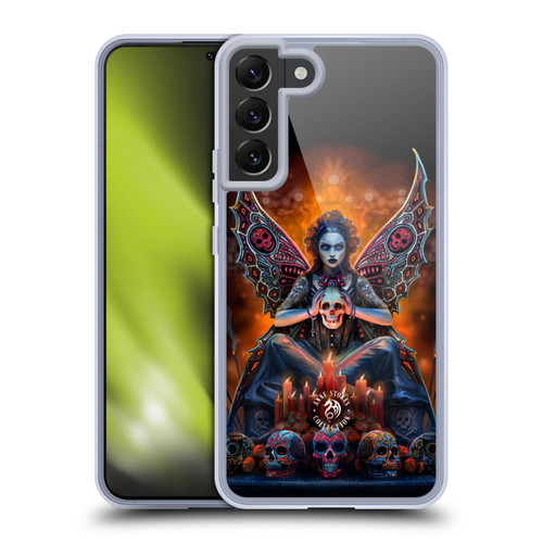 Anne Stokes Mix Fantasy Art Skull Fairy Soft Gel Case for Samsung Galaxy S22+ 5G & MagSafe