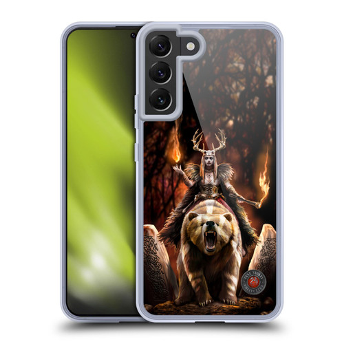 Anne Stokes Mix Fantasy Art Viking Witch Soft Gel Case for Samsung Galaxy S22+ 5G & MagSafe