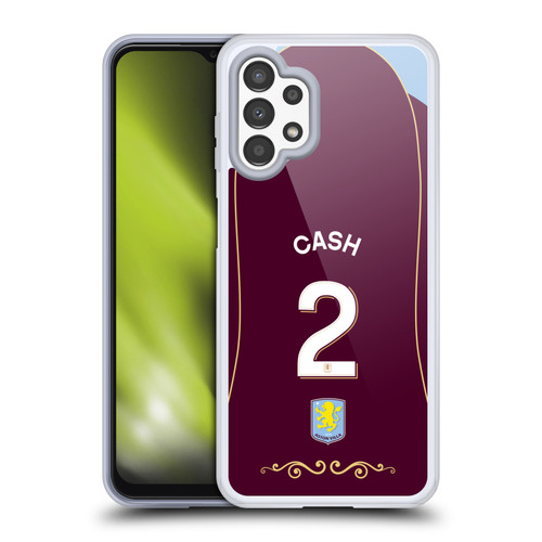 Aston Villa Football Club 2025/26 Players Home Kit 1st Group Matty Cash Soft Gel Case for Samsung Galaxy A13 (2022)