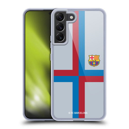FC Barcelona 2022/23 Crest Kit Third Soft Gel Case for Samsung Galaxy S22+ 5G & MagSafe