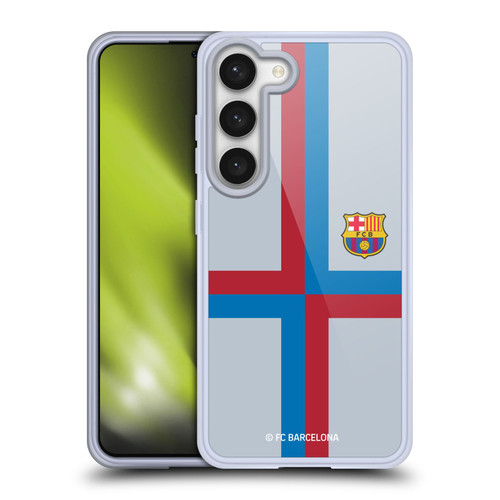 FC Barcelona 2022/23 Crest Kit Third Soft Gel Case for Samsung Galaxy S23 5G & MagSafe