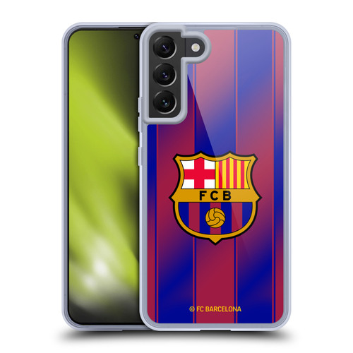 FC Barcelona 2025/26 Crest Kit Home Soft Gel Case for Samsung Galaxy S22+ 5G & MagSafe