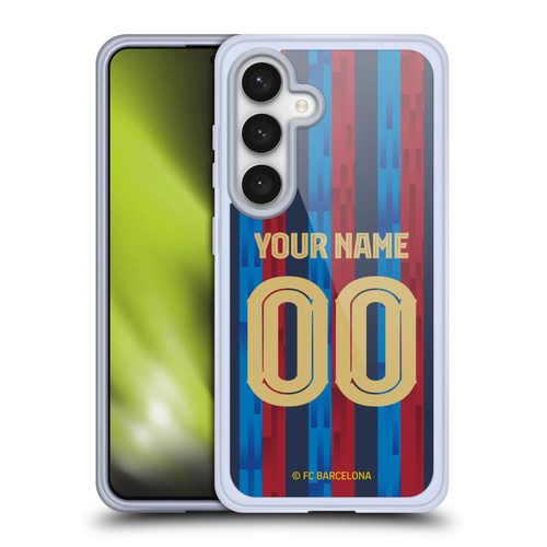 Custom Customised Personalised FC Barcelona 2022/23 Kit Home Soft Gel Case for Samsung Galaxy S24 5G