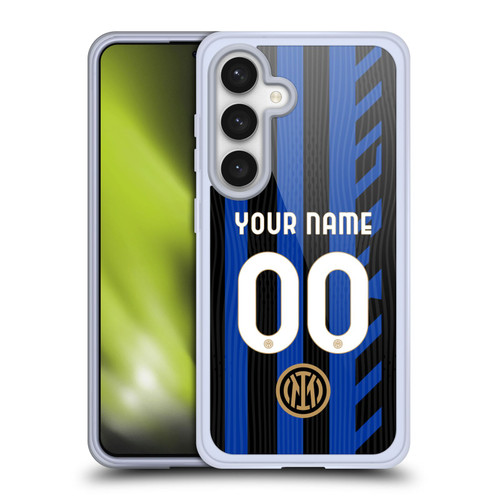 Custom Customised Personalised Inter Milan 2024/25 Kit Home Soft Gel Case for Samsung Galaxy S24 5G