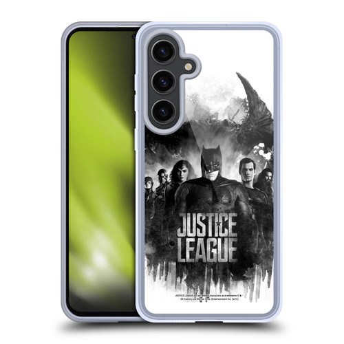 Zack Snyder's Justice League Snyder Cut Composed Art Group Watercolour Soft Gel Case for Samsung Galaxy S24+ 5G & MagSafe