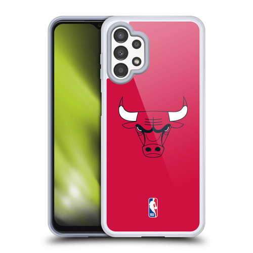 NBA Chicago Bulls Plain Soft Gel Case for Samsung Galaxy A13 (2022)
