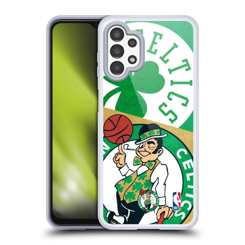 NBA Boston Celtics Half Oversized Soft Gel Case for Samsung Galaxy A13 (2022)