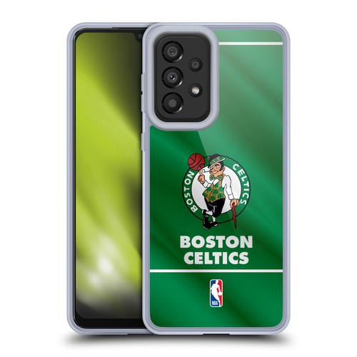 NBA Boston Celtics Horizontal Banner Soft Gel Case for Samsung Galaxy A33 5G (2022)