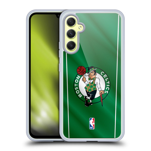 NBA Boston Celtics Vertical Banner Soft Gel Case for Samsung Galaxy A34 5G