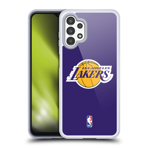 NBA Los Angeles Lakers Plain Soft Gel Case for Samsung Galaxy A13 (2022)