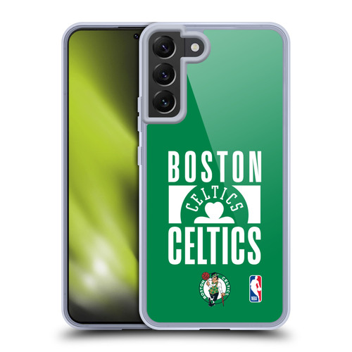 NBA Boston Celtics Typography Soft Gel Case for Samsung Galaxy S22+ 5G & MagSafe