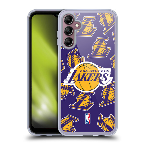 NBA Los Angeles Lakers Patterns Soft Gel Case for Samsung Galaxy A14 5G