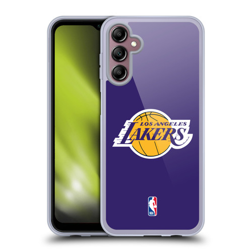 NBA Los Angeles Lakers Plain Soft Gel Case for Samsung Galaxy A14 5G