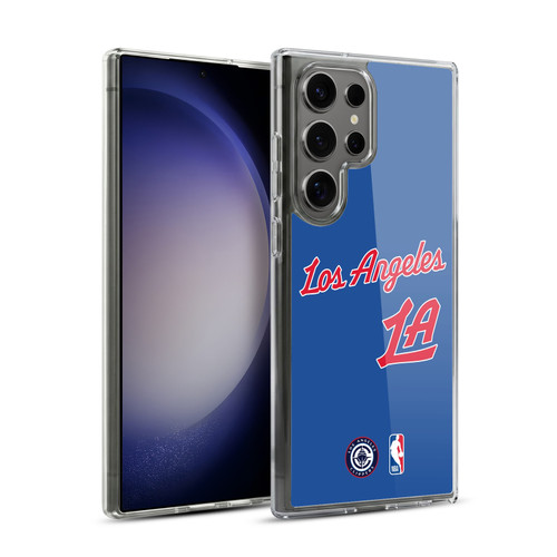 NBA Los Angeles Clippers Logo Retro Design Soft Gel Case for Samsung Galaxy S23 Ultra 5G & MagSafe