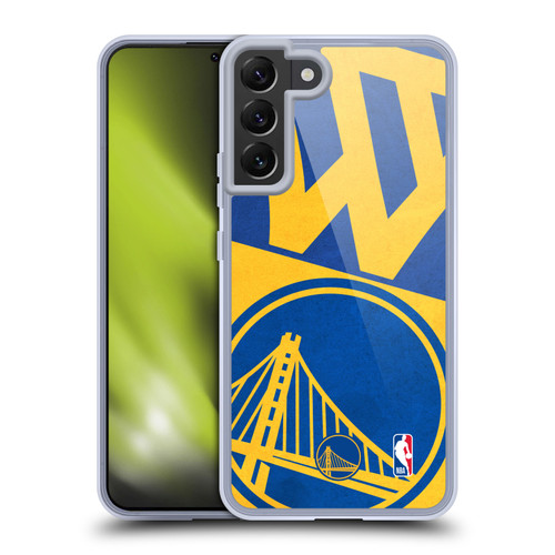 NBA Golden State Warriors Half Oversized Soft Gel Case for Samsung Galaxy S22+ 5G & MagSafe