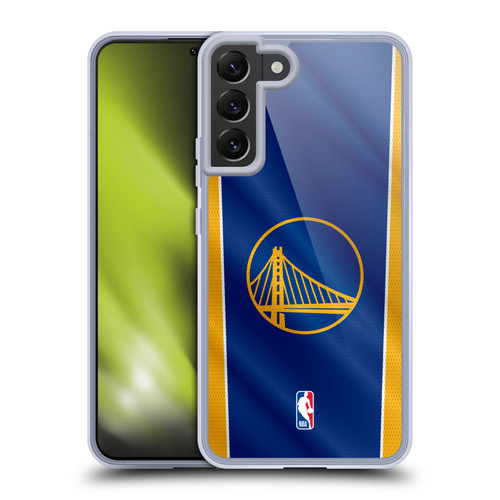 NBA Golden State Warriors Vertical Banner Soft Gel Case for Samsung Galaxy S22+ 5G & MagSafe