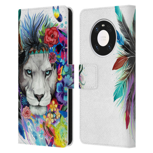 Pixie Cold Cats King Of The Lions Leather Book Wallet Case Cover For Huawei Mate 40 Pro 5G