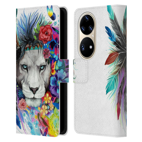 Pixie Cold Cats King Of The Lions Leather Book Wallet Case Cover For Huawei P50 Pro