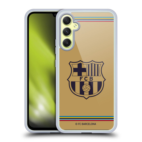 FC Barcelona 2022/23 Crest Kit Away Soft Gel Case for Samsung Galaxy A34 5G
