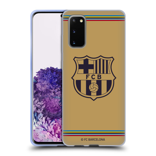 FC Barcelona 2022/23 Crest Kit Away Soft Gel Case for Samsung Galaxy S20 / S20 5G