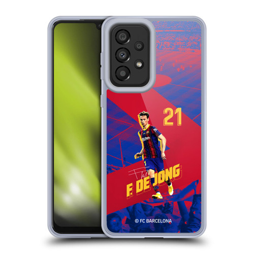 FC Barcelona 2020/21 First Team Group 1 Frenkie De Jong Soft Gel Case for Samsung Galaxy A33 5G (2022)
