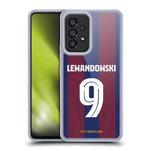 FC Barcelona 2023/24 Players Home Kit Robert Lewandowski Soft Gel Case for Samsung Galaxy A53 5G (2022)
