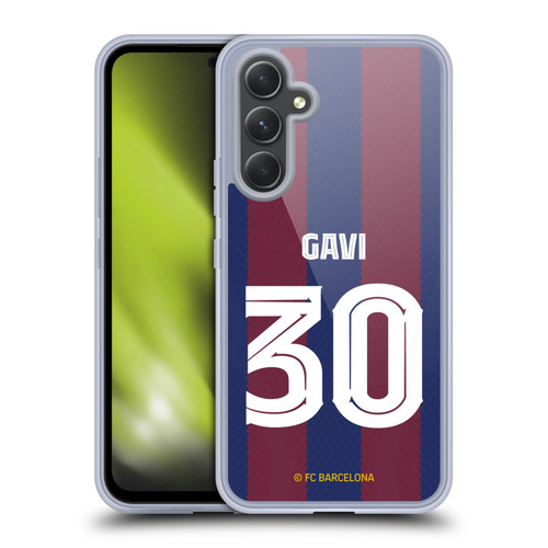 FC Barcelona 2023/24 Players Home Kit Gavi Soft Gel Case for Samsung Galaxy A54 5G