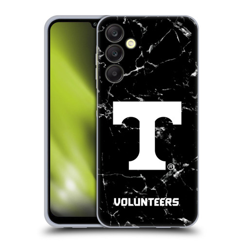 University Of Tennessee UTK University Of Tennessee Knoxville Black And White Marble Soft Gel Case for Samsung Galaxy A25 5G