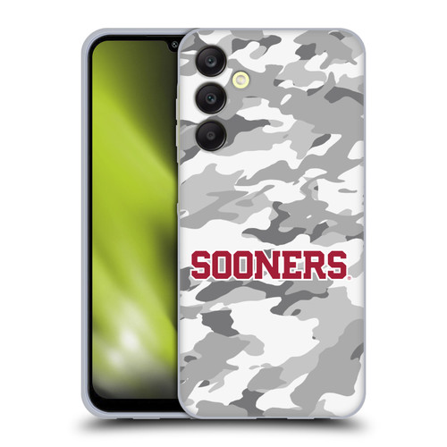 University of Oklahoma OU The University Of Oklahoma Art Camou Winter Soft Gel Case for Samsung Galaxy A25 5G