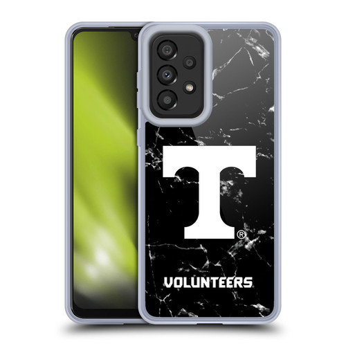 University Of Tennessee UTK University Of Tennessee Knoxville Black And White Marble Soft Gel Case for Samsung Galaxy A33 5G (2022)