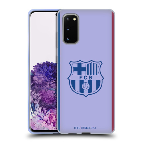 FC Barcelona 2021/22 CREST KIT Away Soft Gel Case for Samsung Galaxy S20 / S20 5G
