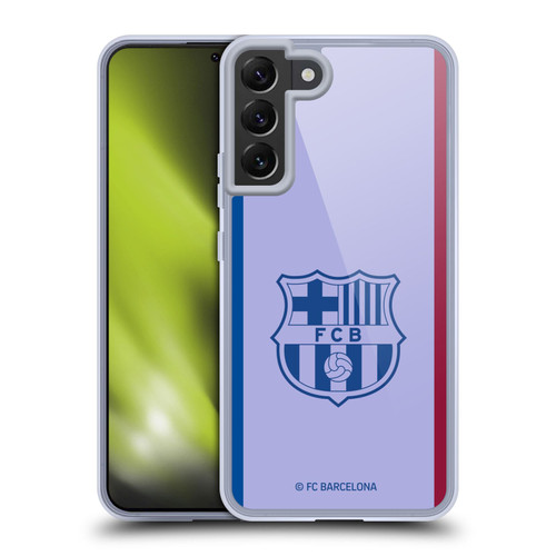 FC Barcelona 2021/22 CREST KIT Away Soft Gel Case for Samsung Galaxy S22+ 5G & MagSafe
