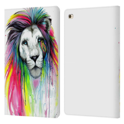 Pixie Cold Cats Rainbow Mane Leather Book Wallet Case Cover For Apple iPad mini 4