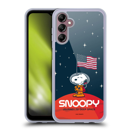 Peanuts Secrets Of Apollo 10 Flag Soft Gel Case for Samsung Galaxy A14 5G