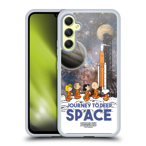 Peanuts Secrets Of Apollo 10 Journey to Deep Space Soft Gel Case for Samsung Galaxy A34 5G