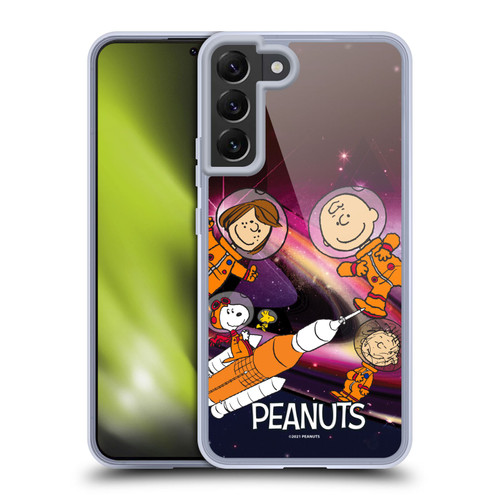 Peanuts Secrets Of Apollo 10 Deep Space Soft Gel Case for Samsung Galaxy S22+ 5G & MagSafe