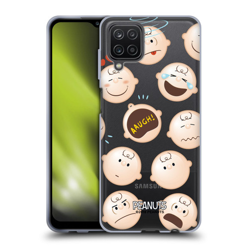 Peanuts Character Patterns Charlie Brown Soft Gel Case for Samsung Galaxy A12 (2020)
