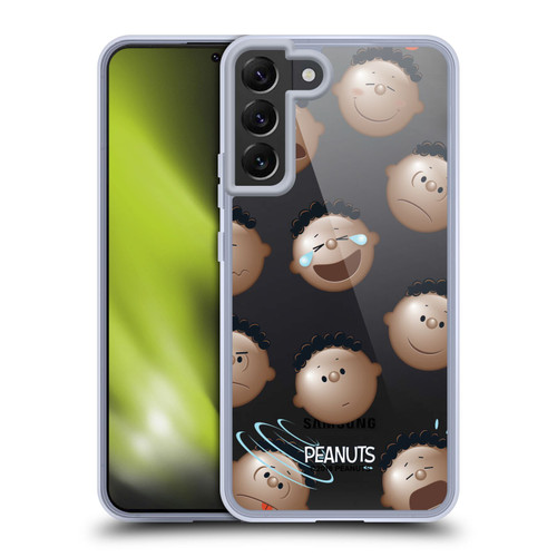 Peanuts Character Patterns Head Emotions Soft Gel Case for Samsung Galaxy S22+ 5G & MagSafe